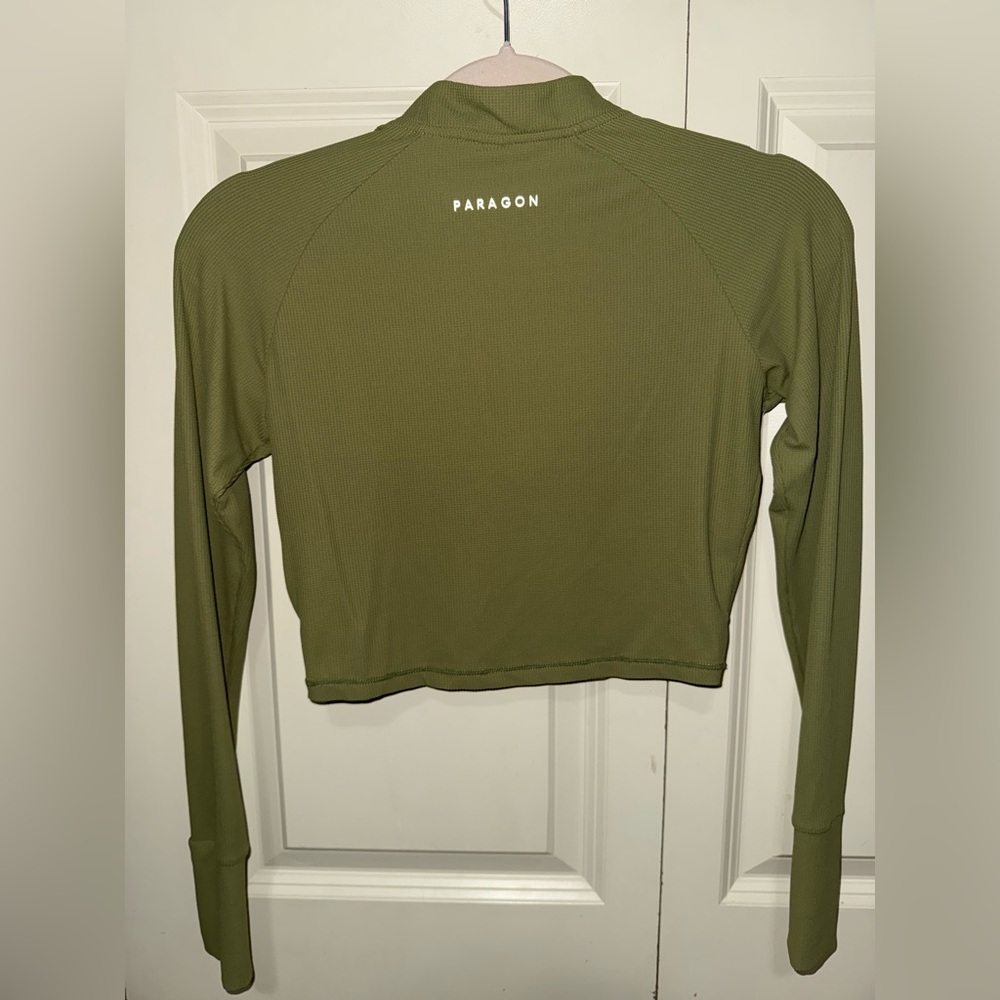 PARAGON Olive Green Women's Long Sleeve Top